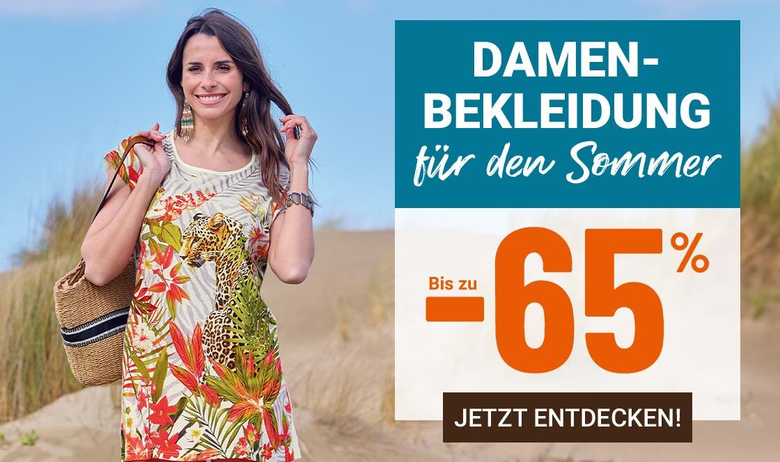 Damen-Sommer-Bekleidung bis zu -65%